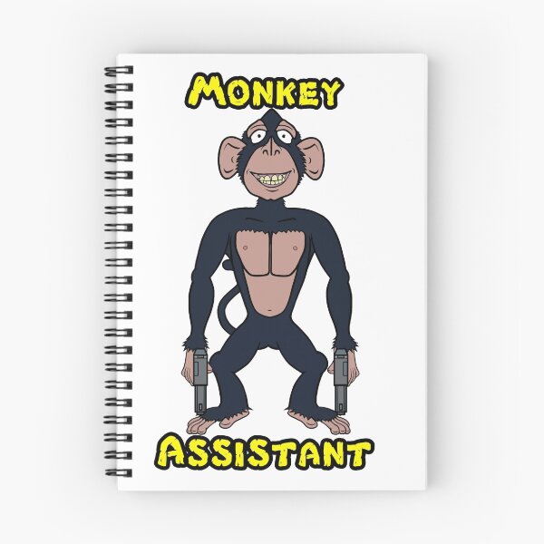 Item preview, Monkey assistant - smile #2 designed and sold by hoofster.