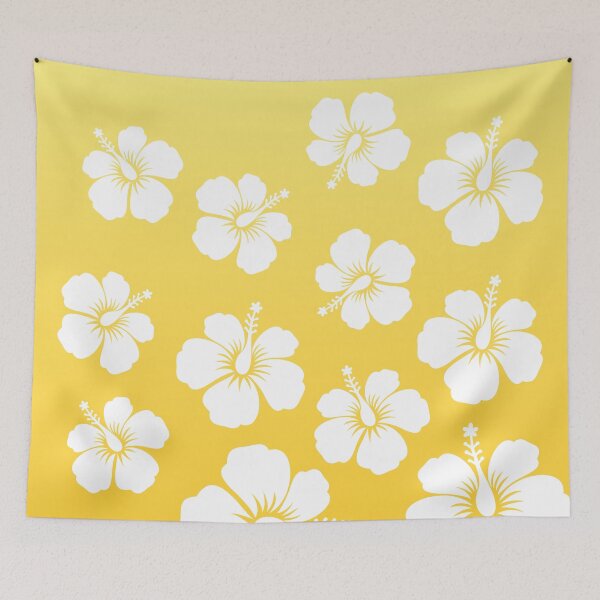 Item preview, Hibiscus flower pattern yellow gradient  designed and sold by synthesizer.