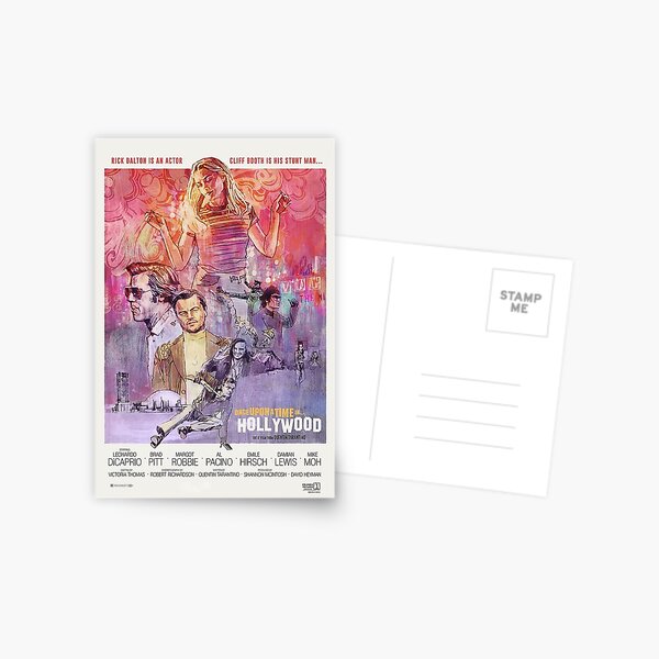 once upon a time in hollywood Postcard