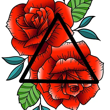 Artwork thumbnail, Geometric Roses. by Hayden Farrugia