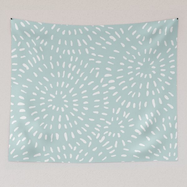 Item preview, Blue and White Starbursts designed and sold by inkblotcreative.