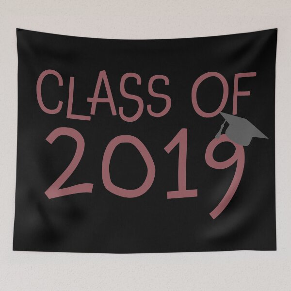 Item preview, Graduating Class of 2019 sticker, t-shirt, print, mug or journal designed and sold by ABdigitaldesign.