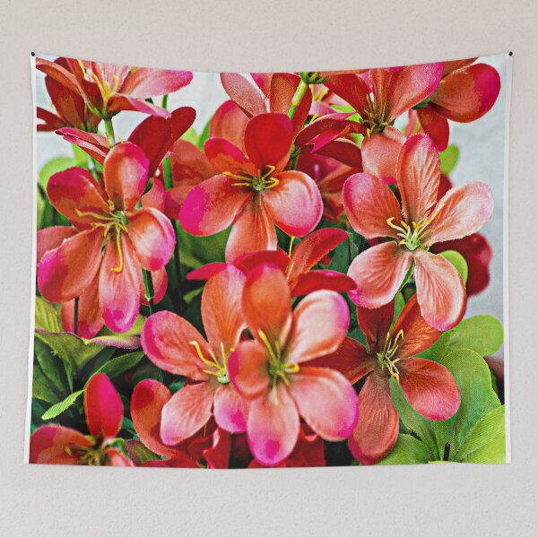 Item preview, Jean's Red Flowers designed and sold by William E Lopez.