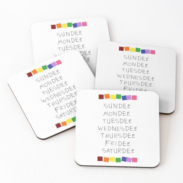 Item preview, Days of the Week designed and sold by Jon Mardin.