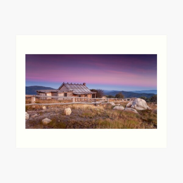 Sunrise at Craigs Hut Art Print