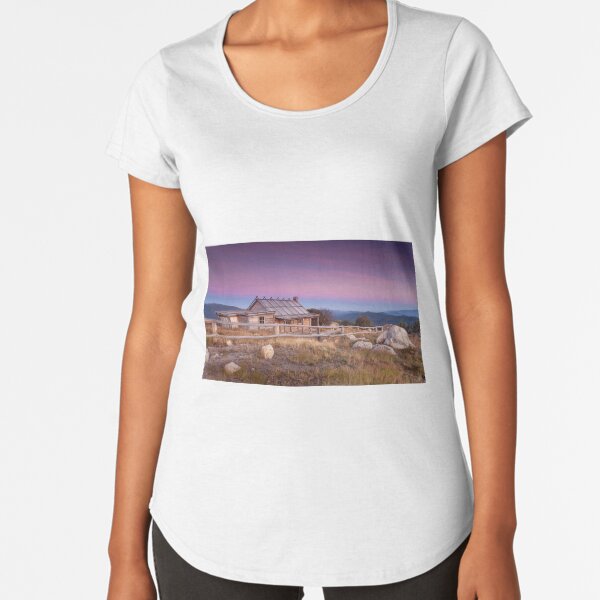 Sunrise at Craigs Hut Premium Scoop T-Shirt