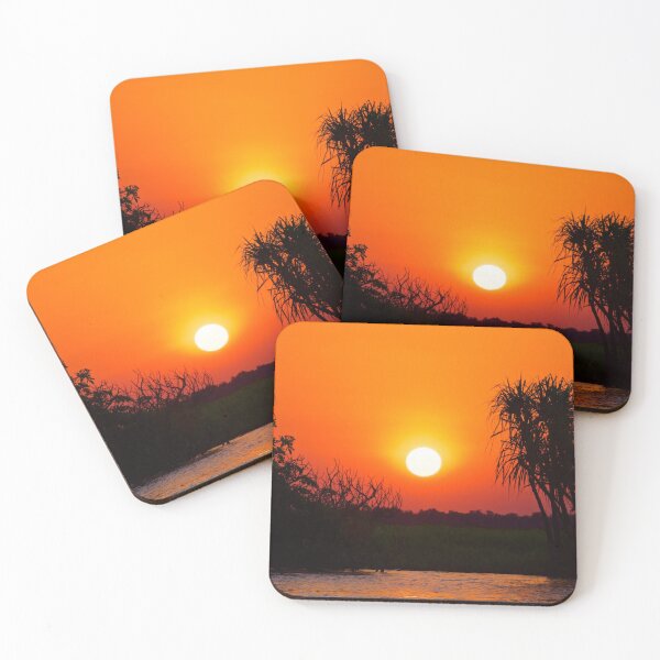 Item preview, NT ~ Sunset on Corroboree Billabong, Northern Territory 2 by David Irwin 220919 designed and sold by tasmanianartist.