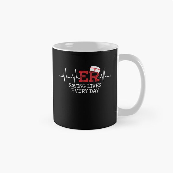 Item preview, ER Saving Lives Every Day Nursing Nurses Emergency Room Gift designed and sold by Dressed For  Duty.