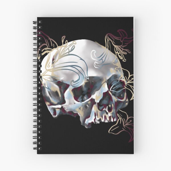 Item preview, Fleur Skull designed and sold by Erin-tattoo.