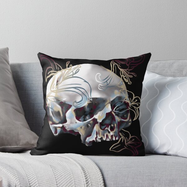 Item preview, Fleur Skull designed and sold by Erin-tattoo.