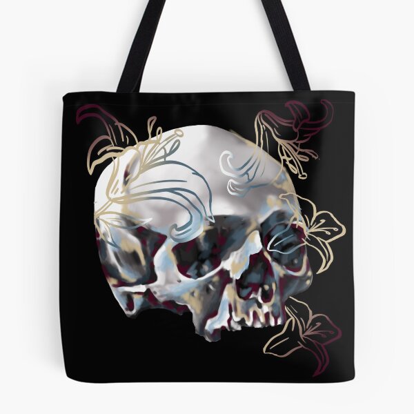 Item preview, Fleur Skull designed and sold by Erin-tattoo.