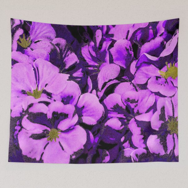 Item preview, Jean's Purple Flowers designed and sold by William E Lopez.