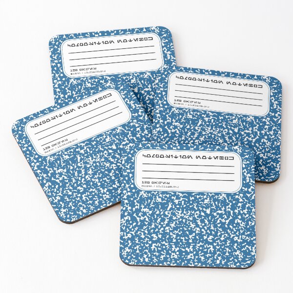 Item preview, Blue Aurebesh Composition Notebook designed and sold by GroovyRaffRaff.