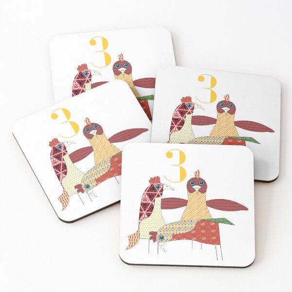 Item preview, 3 French Hens designed and sold by bluehair.