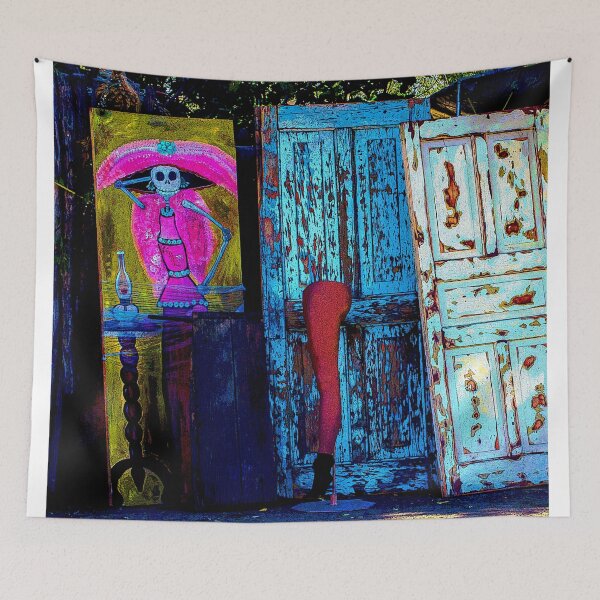 Item preview, Three Doors and a Leg in Old Mesilla, N.M. designed and sold by William E Lopez.