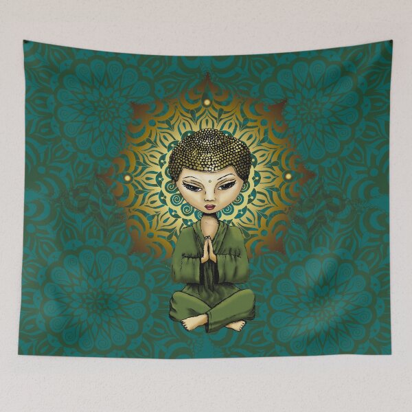 Item preview, Blue Mandala Buddha Sister designed and sold by marb00za.