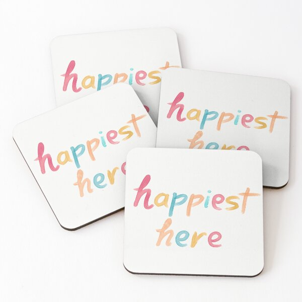 Item preview, "Happiest Here" Colorful  designed and sold by Megiley.