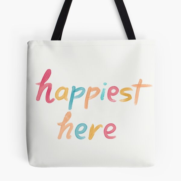 Item preview, "Happiest Here" Colorful  designed and sold by Megiley.