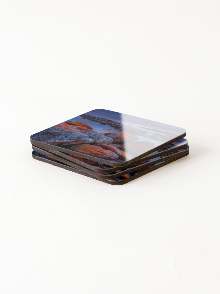 Thumbnail 4 of 5, Coasters (Set of 4), Orange Rocks designed and sold by jd17.