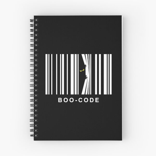 Item preview, Boo Code Funny Halloween Barcode Scary Eyes Monster designed and sold by Teeleo.