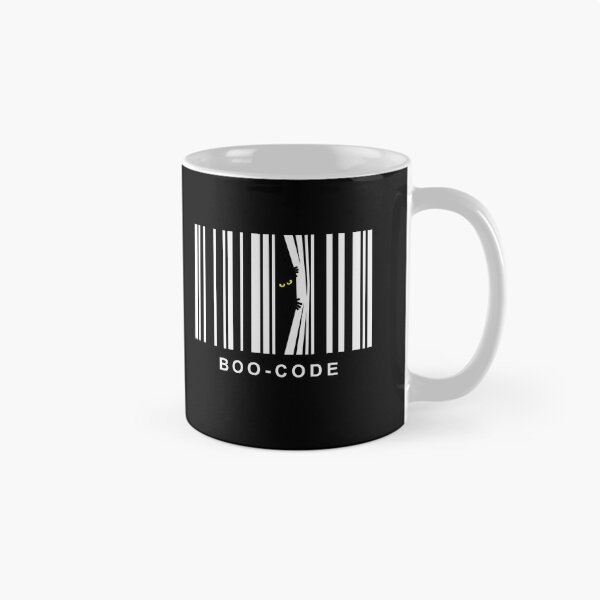 Item preview, Boo Code Funny Halloween Barcode Scary Eyes Monster designed and sold by Teeleo.