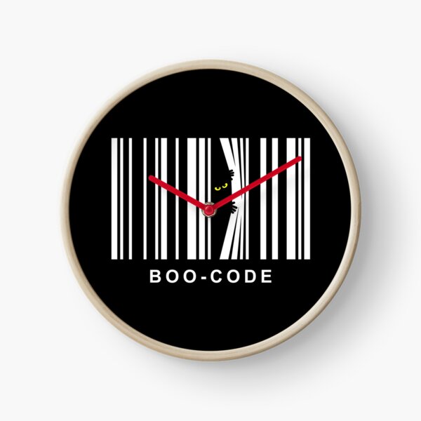Item preview, Boo Code Funny Halloween Barcode Scary Eyes Monster designed and sold by Teeleo.