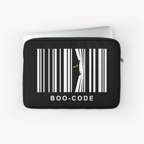 Item preview, Boo Code Funny Halloween Barcode Scary Eyes Monster designed and sold by Teeleo.