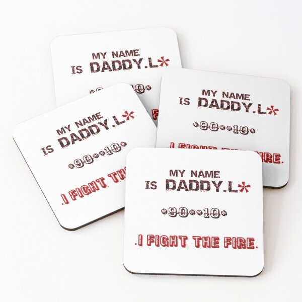 Item preview, Fun T Shirt "My Name is DADDY.L * + 90 ++ 10 + .I FIGHT THE FIRE." designed and sold by Ralek.