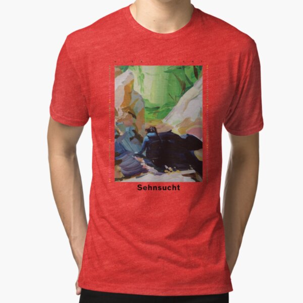Sehnsucht by Nikki Lindt (Black Font) Tri-blend T-Shirt
