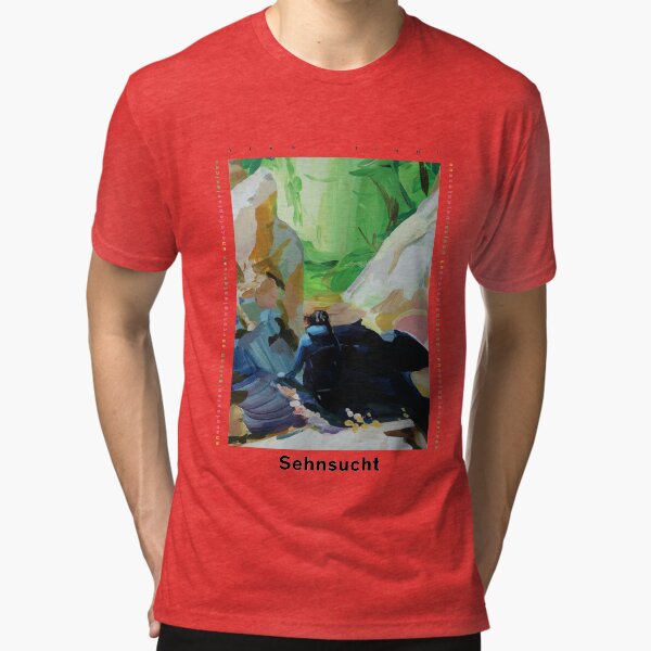 Sehnsucht by Nikki Lindt (Black Font) Tri-blend T-Shirt