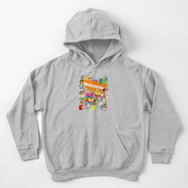 90s Nick Toons Galore! Kids Pullover Hoodie