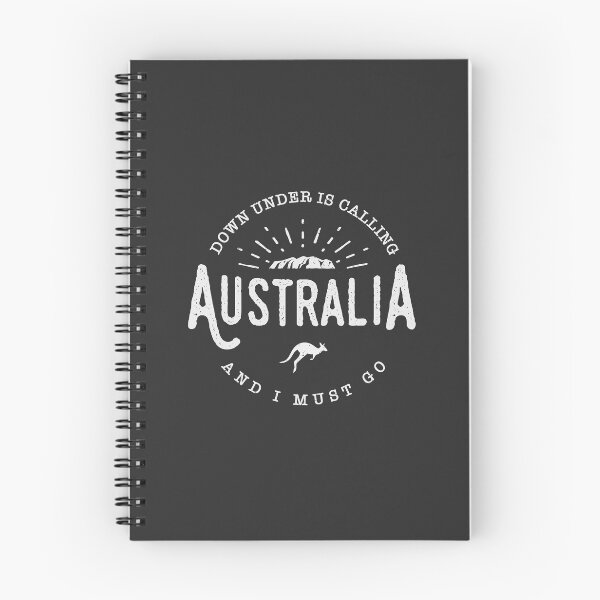 Item preview, Australia is calling Vintage Retro Kangaroo and Uluru designed and sold by LupusPolaris.