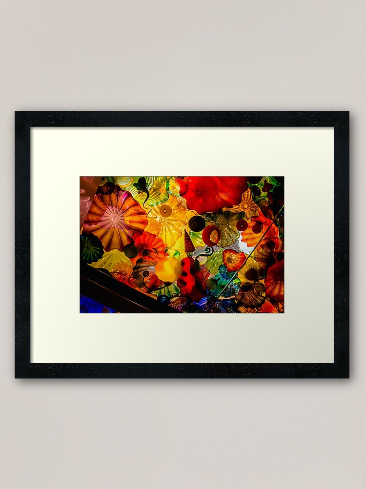 Alternate view of Chihuly Glass Garden Framed Art Print