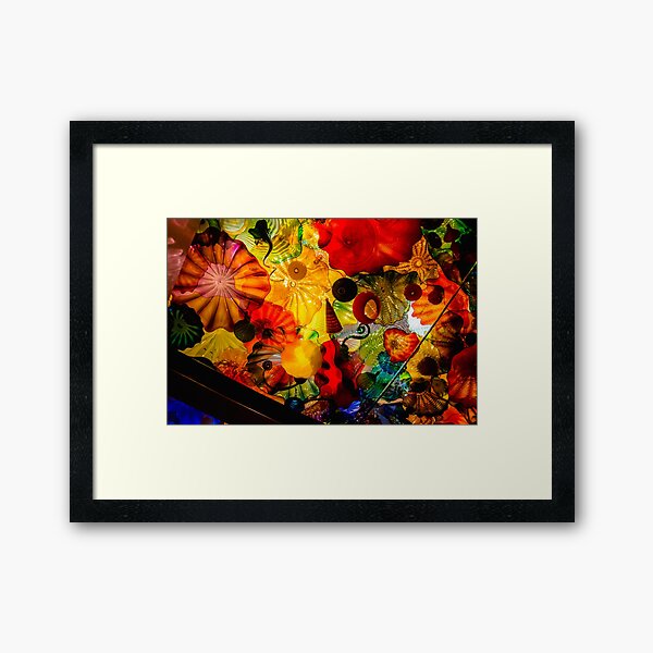 Chihuly Glass Garden Framed Art Print