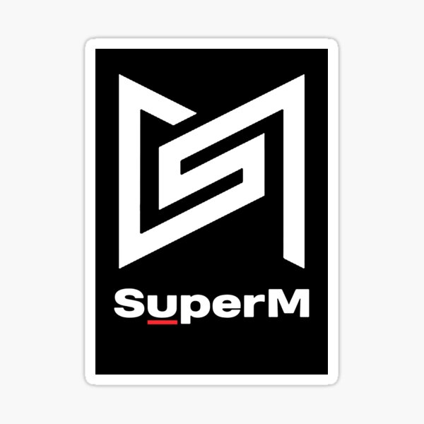 Super M Logo Stickers for Sale | Redbubble
