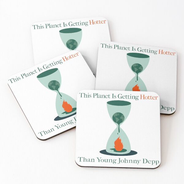 Item preview, This Planet Is Getting Hotter Than Young Johnny Depp designed and sold by ClassicalHollow.