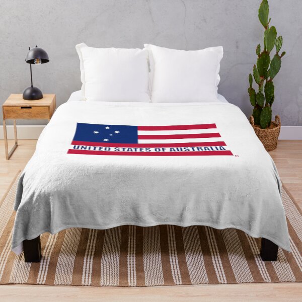 Item preview, "United States of Australia" T-Shirt and product design. Red, White and Blue designed and sold by JohnnyMyass.