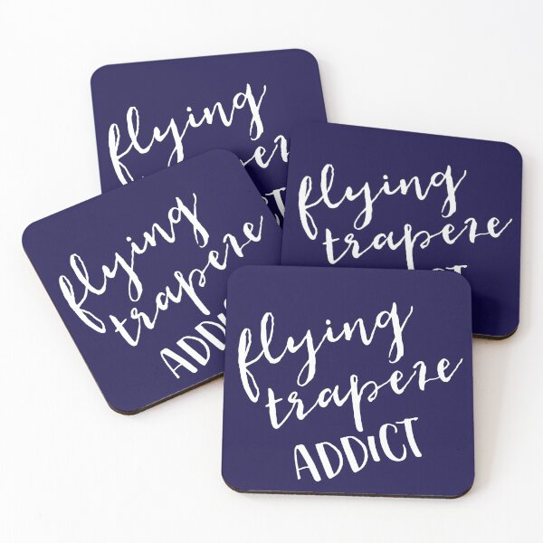 Item preview, Flying Trapeze Addict - White designed and sold by Hilda Rytteke.