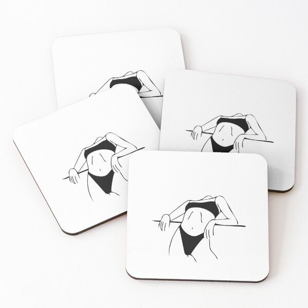 Item preview, nude silhouette female lines designed and sold by AdaptiveArt.