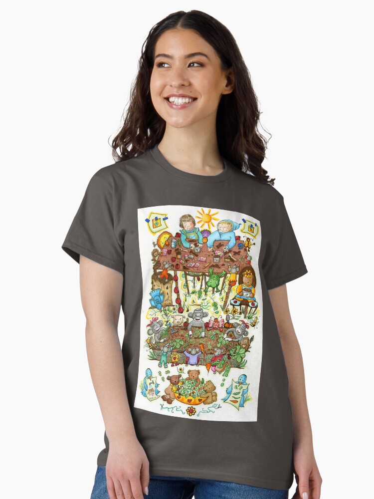 Thumbnail 2 of 7, Classic T-Shirt, Magical Gardens designed and sold by lorybit.