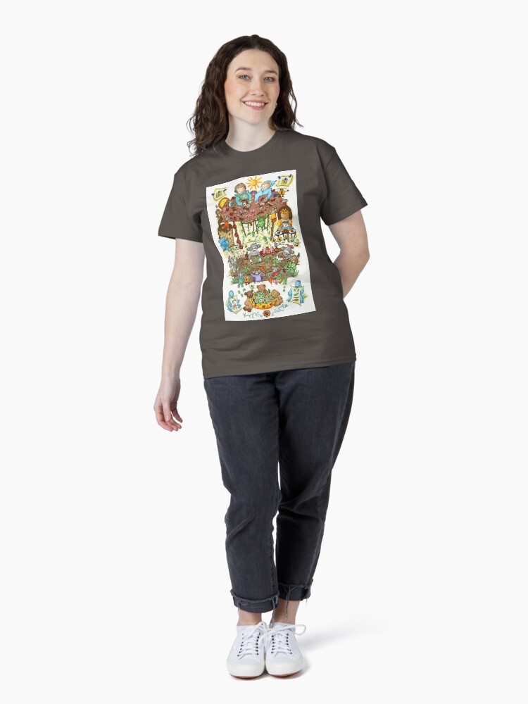 Thumbnail 4 of 7, Classic T-Shirt, Magical Gardens designed and sold by lorybit.