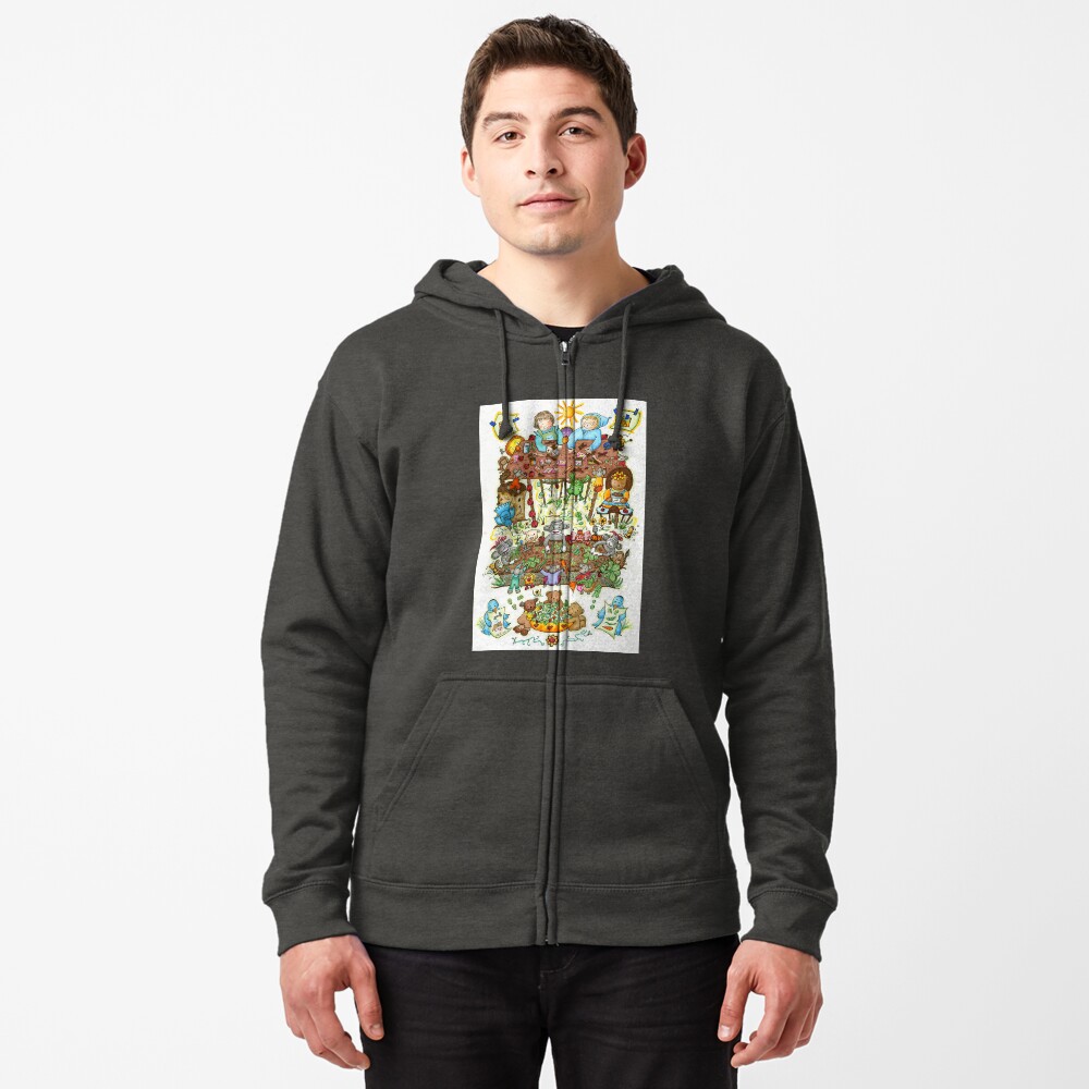 Item preview, Zipped Hoodie designed and sold by lorybit.