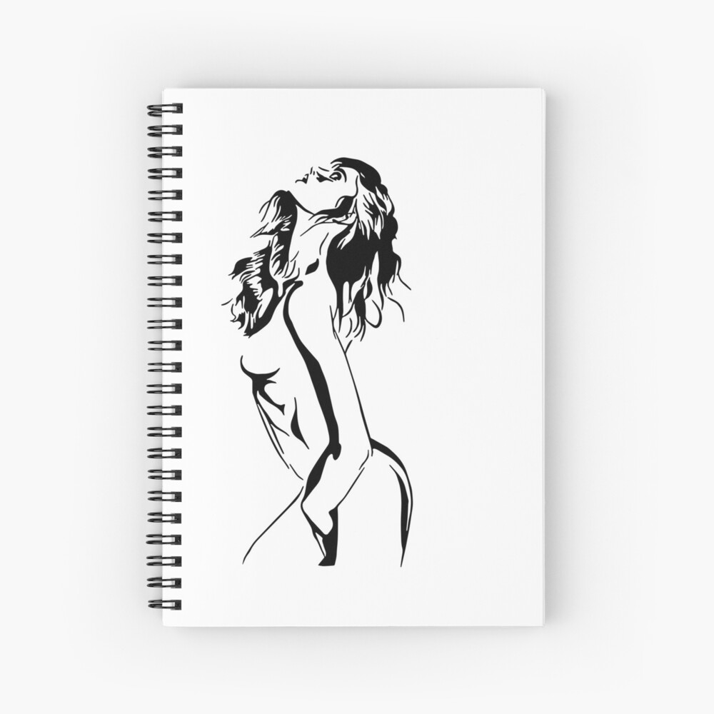 Woman Silhouette Nude Line Art