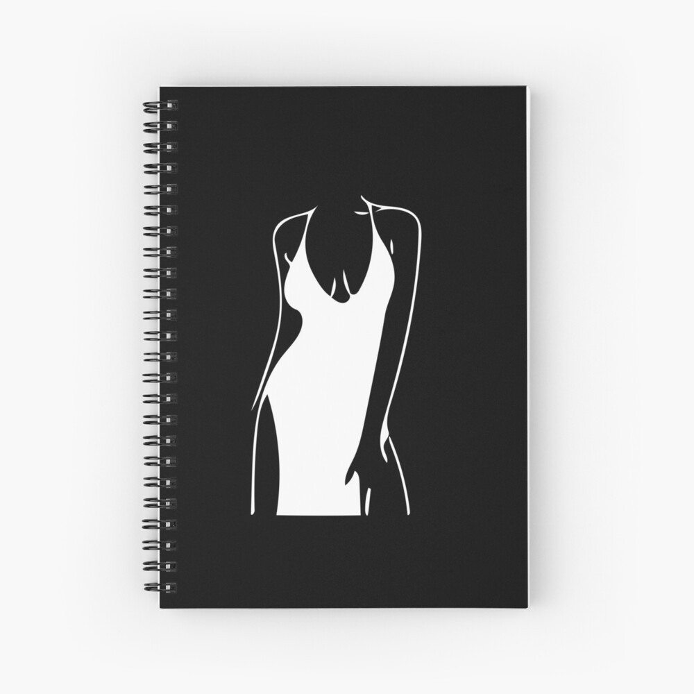 Cuaderno De Espiral Silueta Desnuda Mujer L Neas Culo Sexy Arte Adaptativo De Adaptiveart