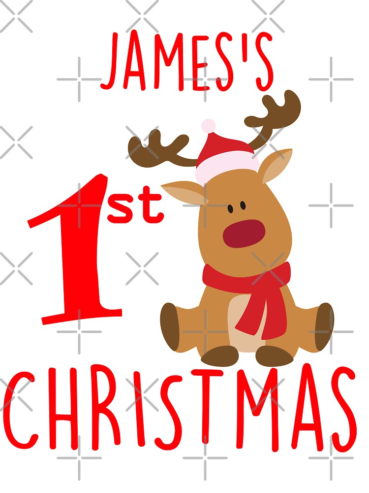 Discover James First Christmas  Baby One-Pieces