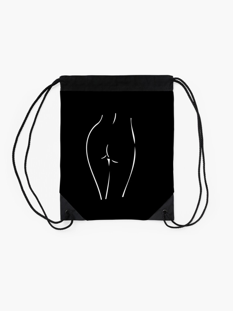 Mochila saco for Sale con la obra «silueta desnuda mujer líneas culo sexy  arte adaptativo» de AdaptiveArt