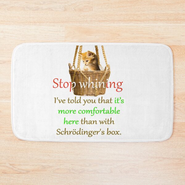 Item preview, Schrödinger's cat escapes designed and sold by GePadeSign.