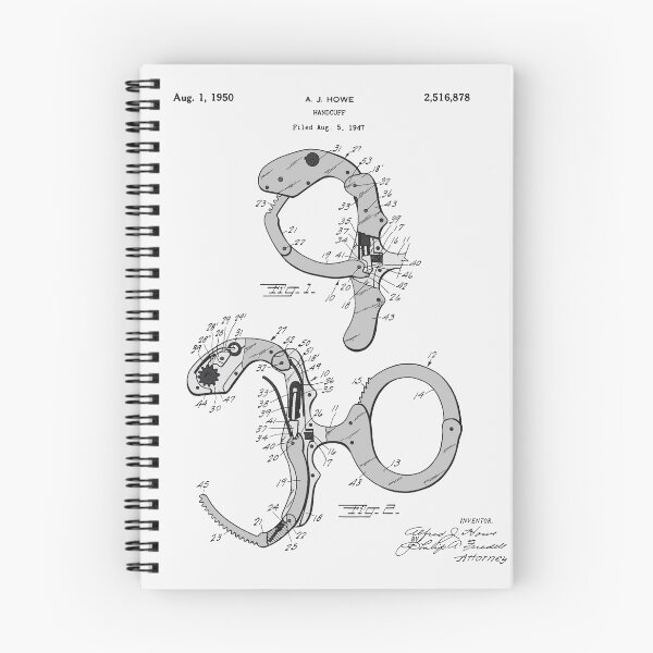Item preview, Handcuffs Patent designed and sold by FinlayMcNevin.