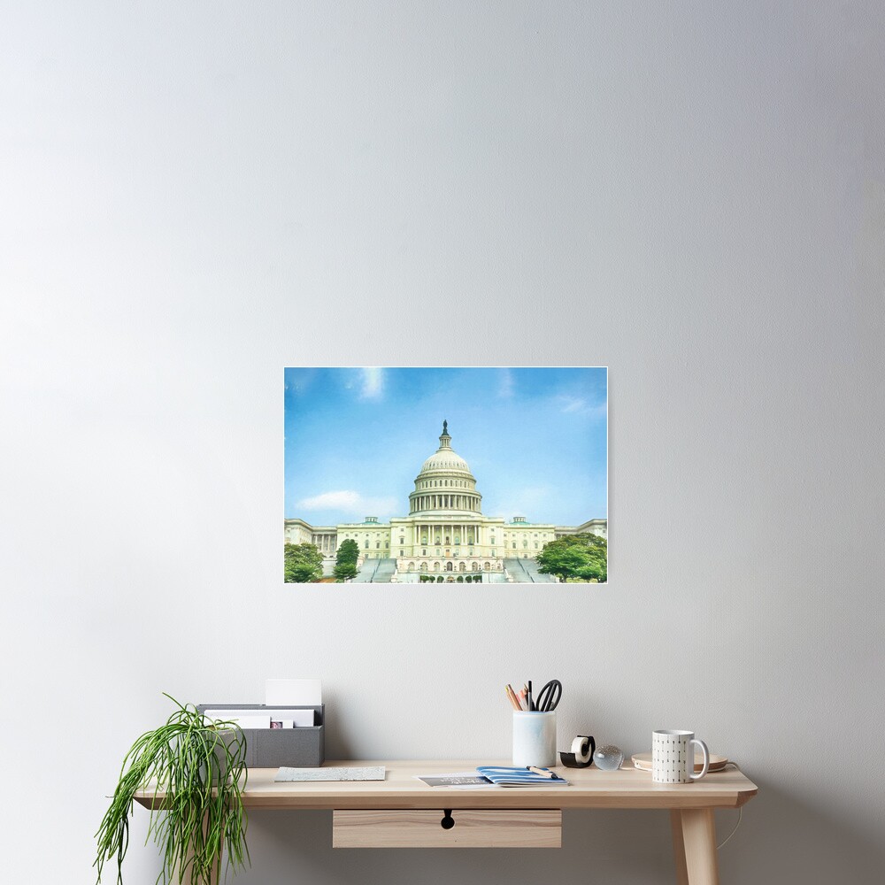 Capitol Idea (digital painting) Poster