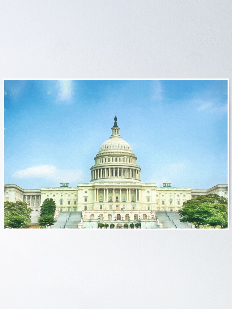 Alternate view of Capitol Idea (digital painting) Poster